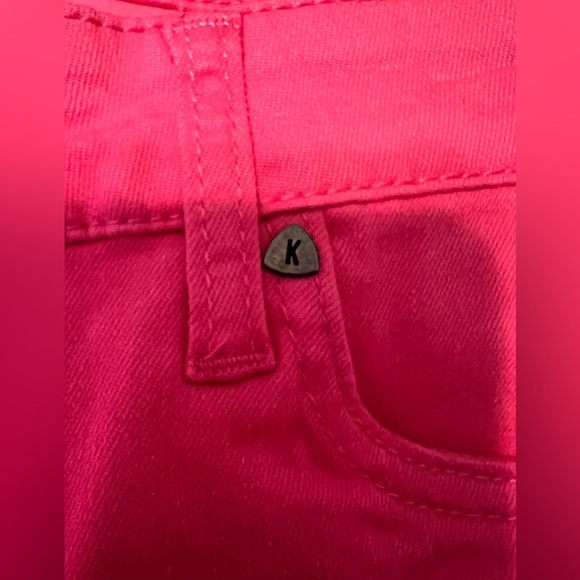 KUT FROM THE KLOTH Crop Skinny Jeans Honey Suckle Pink Size 12 NWOT - Picture 9 of 13